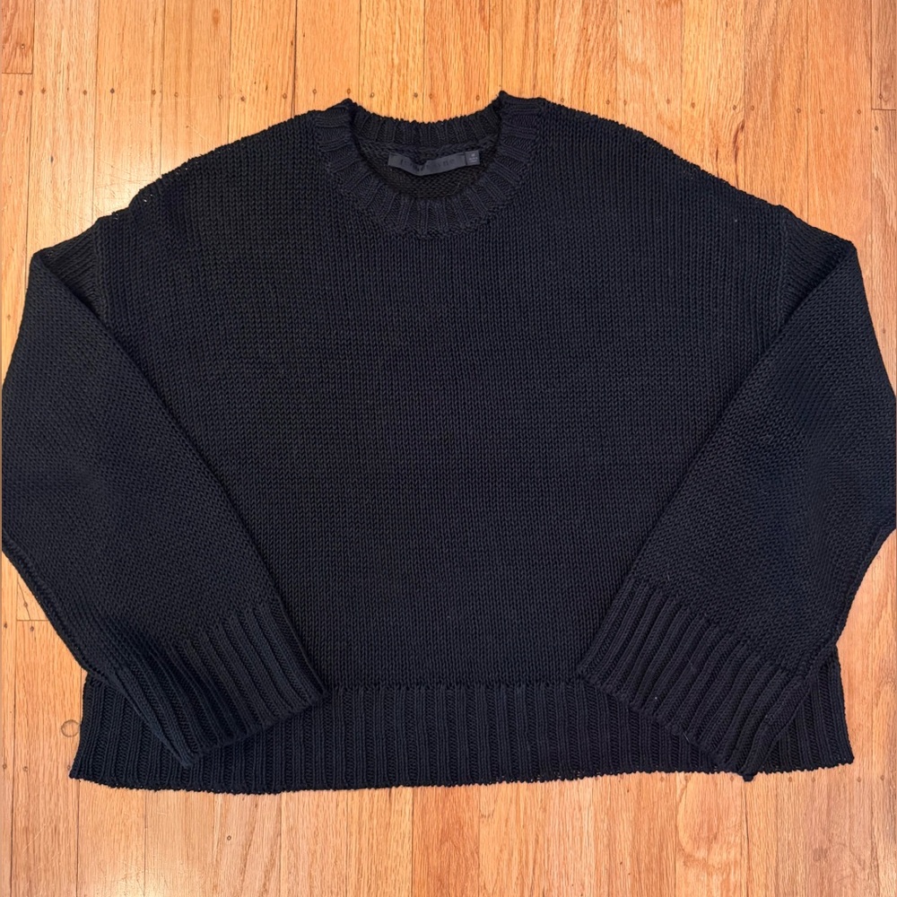 Jenni Kayne Black Crewneck Sweater